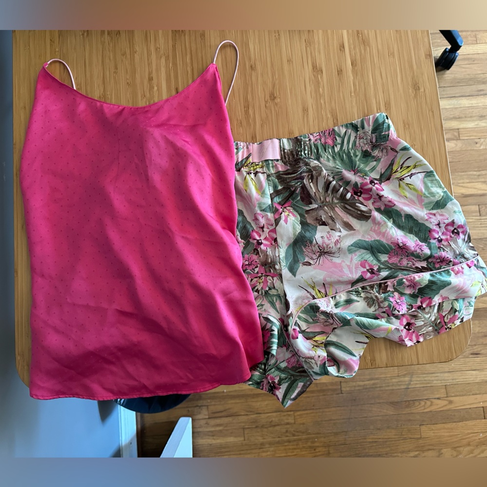 Victoria’s Secret Silky Top and Shorts Pajama Sleep Set